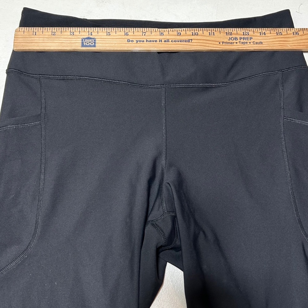 Old Navy Active Powersoft High Rise Leggings Black Go-Dry Cropped XL - Picture 3 of 7